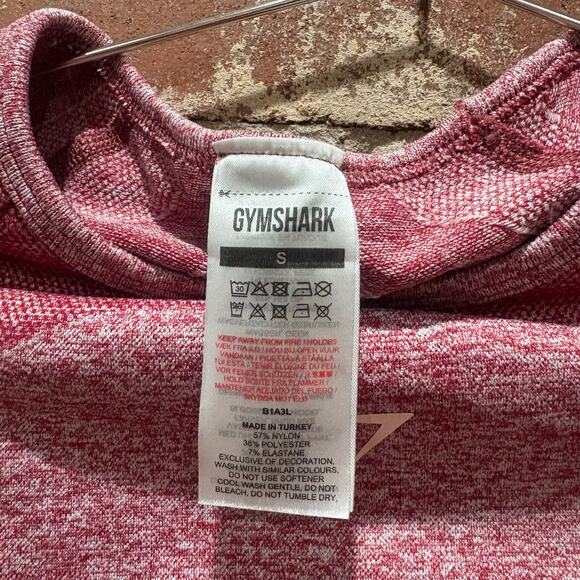 Gymshark Seamless Open Back Crop Top Size Small - Picture 7 of 8